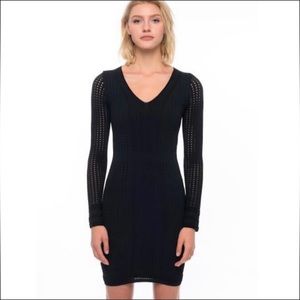 John+ Jenn Black Mesh Dress